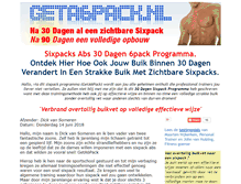 Tablet Screenshot of geta6pack.nl